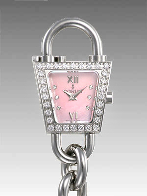 コルムスーパーコピー パドロックチェーン ウォッチ 137.414.47/ K300PM49 レディース