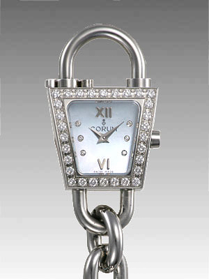 コルムスーパーコピー パドロックチェーン ウォッチ 137.414.47/ K300PM29 レディース