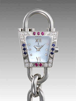 コルムスーパーコピー パドロックチェーン ウォッチ 137.417.47/ K300PM29 レディース