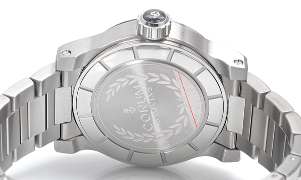 コルムスーパーコピー ロムルス パワーリザーブ 373.515.20/ V8108BN75 ステンレス ブラック