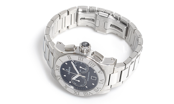 コルムスーパーコピー ロムルス４４ 984.715.20 V810BN77 ステンレス ブラック