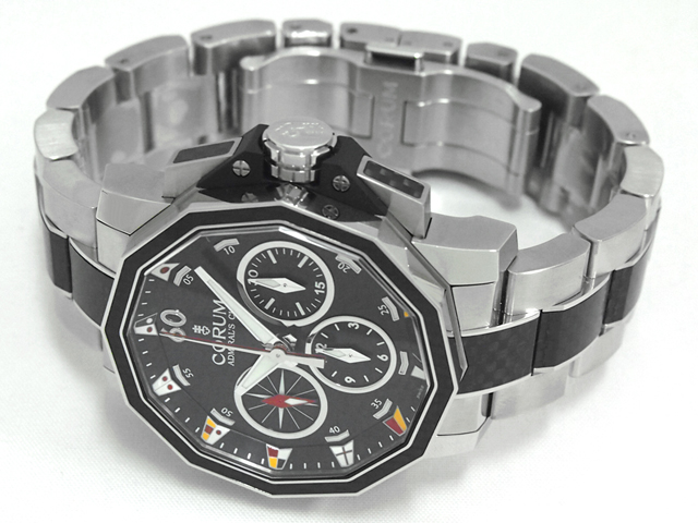 コルムスーパーコピー アドミラルズカップ チャレンジャー44 スプリットセコンド 986.691.11/V761 AN92 ブラック