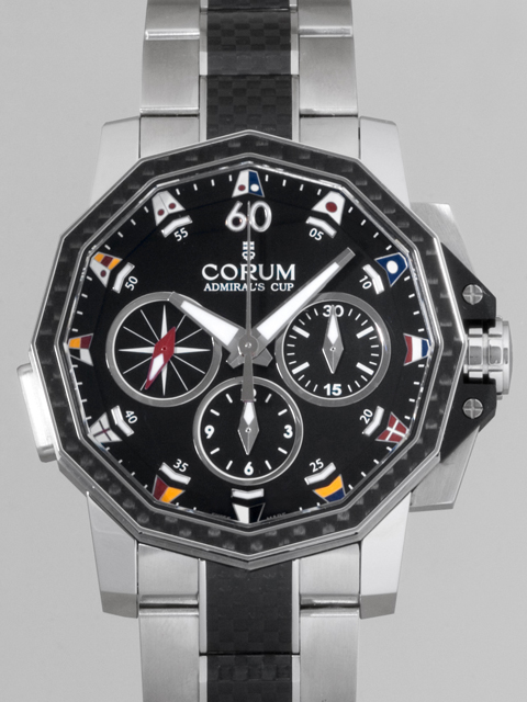 コルムスーパーコピー アドミラルズカップ チャレンジャー44 スプリットセコンド 986.691.11/V761 AN92 ブラック