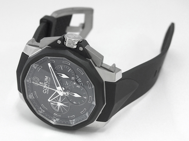 コルムスーパーコピー アドミラルズカップ チャレンジャー48 クロノグラフ 753.935.06/0371 AN52 ラバー ブラック