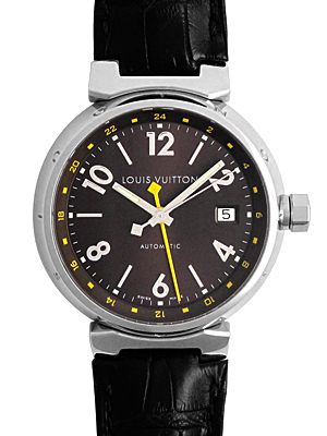 ルイ・ヴィトンスーパーコピー タンブールＧＭＴ Q11310 ステンレス ブラウン 38.0mm