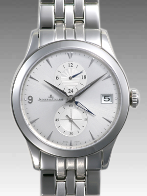 ジャガー・ルクルトスーパーコピー マスターデュアルタイム Q1628130 ステンレス シルバー
