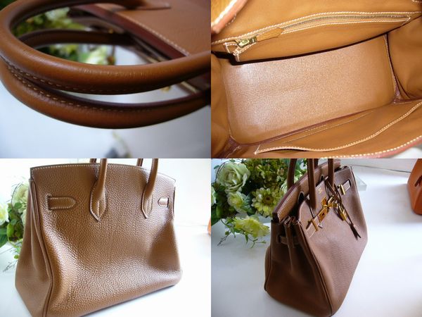 エルメススーパーコピー バーキン３０ゴールド トゴＧ金具Ｈ刻印 hermes-006
