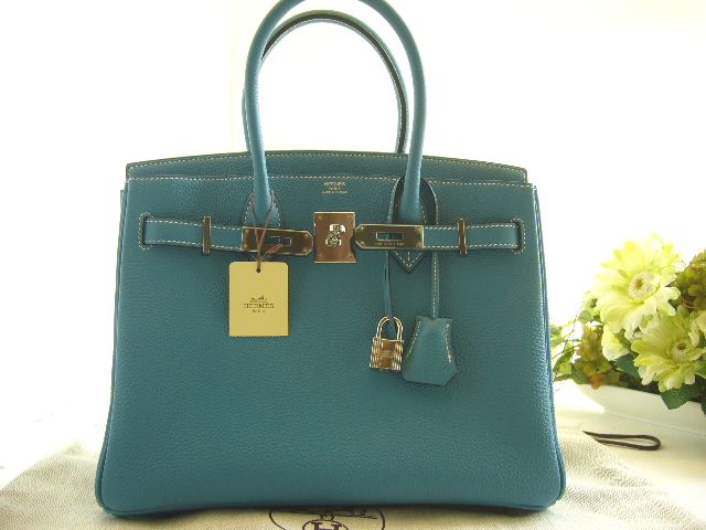 エルメススーパーコピーHERMES バーキン３０ ブルージーントゴ シルバー金具 hermes-016