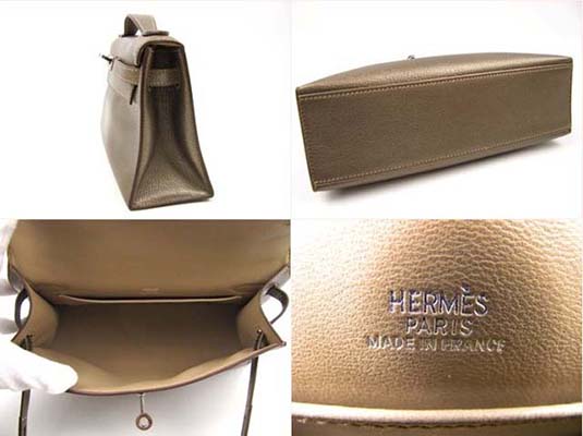 エルメススーパーコピー ポシェットケリーシェーブル/ブロンズ HERMESB16