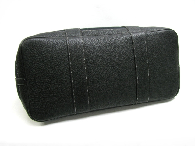 エルメススーパーコピーガーデンパーティPM/ブラック（シルバー金具）/トワルオフィシエ/トートバッグ HERMES-004