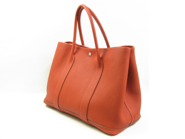 エルメススーパーコピーガーデンパーティPM/トートバッグ/カプシーヌ（金具：シルバー）/ネゴンダ/P刻 HERMES-006
