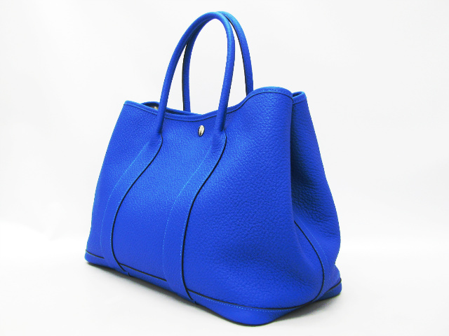 エルメススーパーコピーガーデンパーティPM（ネゴンダ/ブルーヒドラ/シルバー金具）HERMES-008