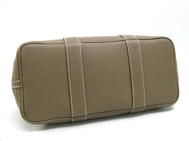 エルメススーパーコピーガーデンTPM/トートバッグ（ネゴンダ/エトゥープ/シルバー金具）HERMES-010