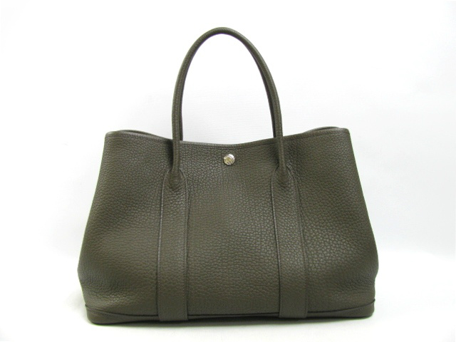 エルメスコピーガーデンパーティPM/トートバッグ（ネゴンダ/エカリプトス/シルバー金具）HERMES-011