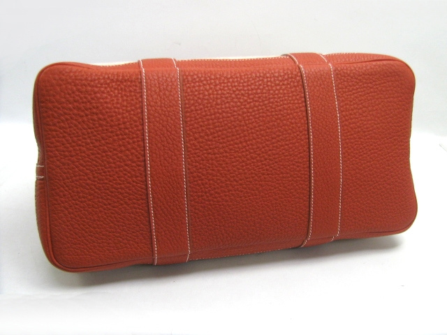 エルメススーパーコピーガーデンパーティPM/トートバッグ（トワルアッシュ/パプリカ）HERMES-013
