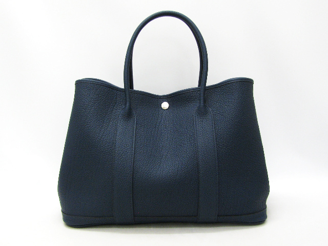 エルメススーパーコピーガーデンパーティPM（ネゴンダ/ブルートンペット/シルバー金具）HERMES-014