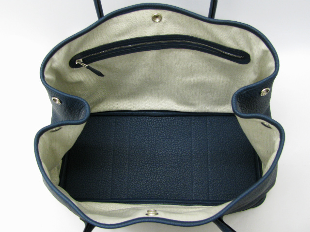 エルメススーパーコピーガーデンパーティPM（ネゴンダ/ブルートンペット/シルバー金具）HERMES-014