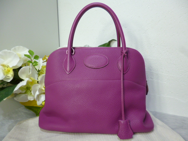 エルメススーパーコピー HERMES ボリード31トリヨン トスカ紫系S金O刻 HERMES-7