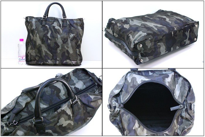 プラダスーパーコピー バッグ PRADA カモフラージュ 迷彩 ナイロン 2WAY ショルダーバッグ グレー VA0882