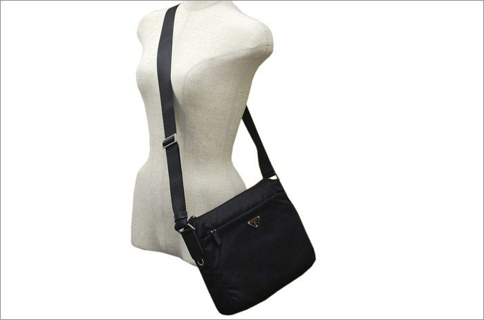 プラダスーパーコピー バッグ PRADA 斜めがけショルダーバッグ ナイロン ブラック BT0421