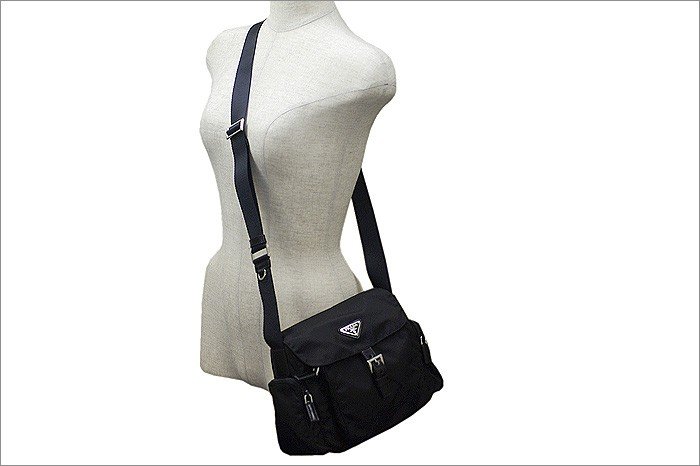 プラダスーパーコピー バッグ PRADA 斜めがけショルダーバッグ ナイロン ブラック BT0501