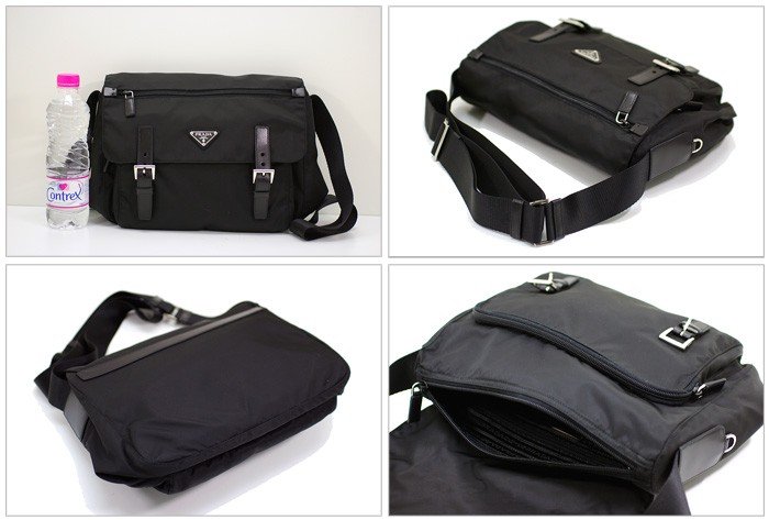 プラダスーパーコピー PRADA 斜めがけショルダーバッグ ナイロン ブラック BT6671