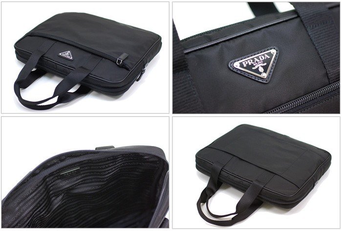 プラダスーパーコピー PRADA ブリーフケース ビジネスバッグ ナイロン メンズ ブラック VA0609