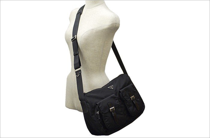 プラダスーパーコピー PRADA 斜めがけショルダーバッグ ナイロン ブラック BT0644