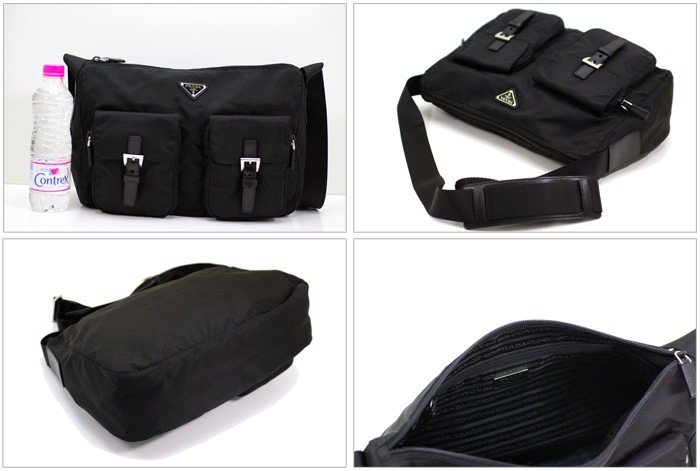 プラダスーパーコピー PRADA 斜めがけショルダーバッグ ナイロン ブラック BT0644