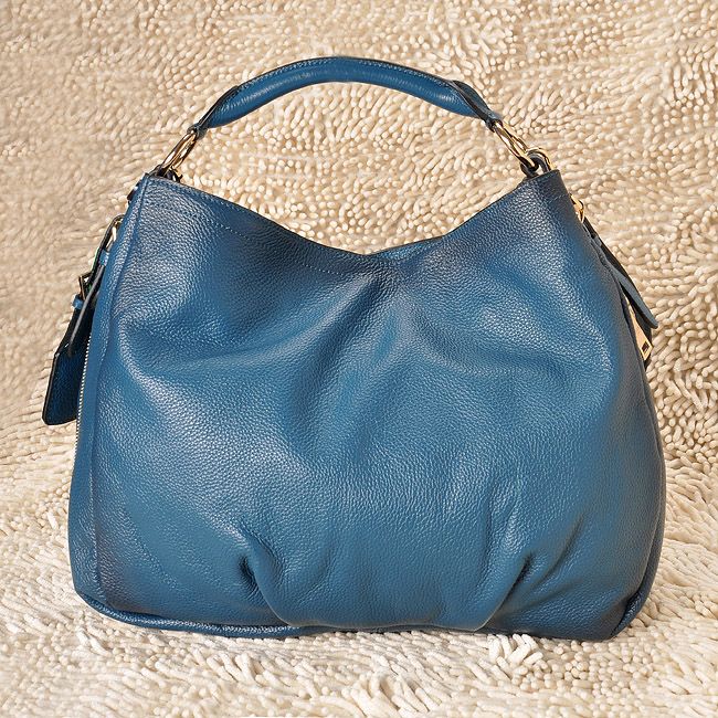 PRADA プラダスーパーコピー ヴィテロダイノレザー 斜めがけ ショルダーバッグ（ライトブルー）BR4413