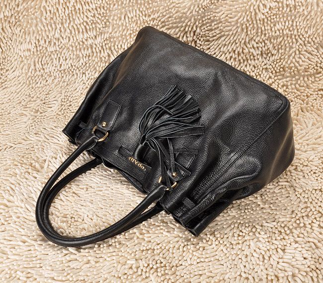 PRADA プラダスーパーコピー ヴィテロダイノ ショルダーバッグ（ブラック）BR3120