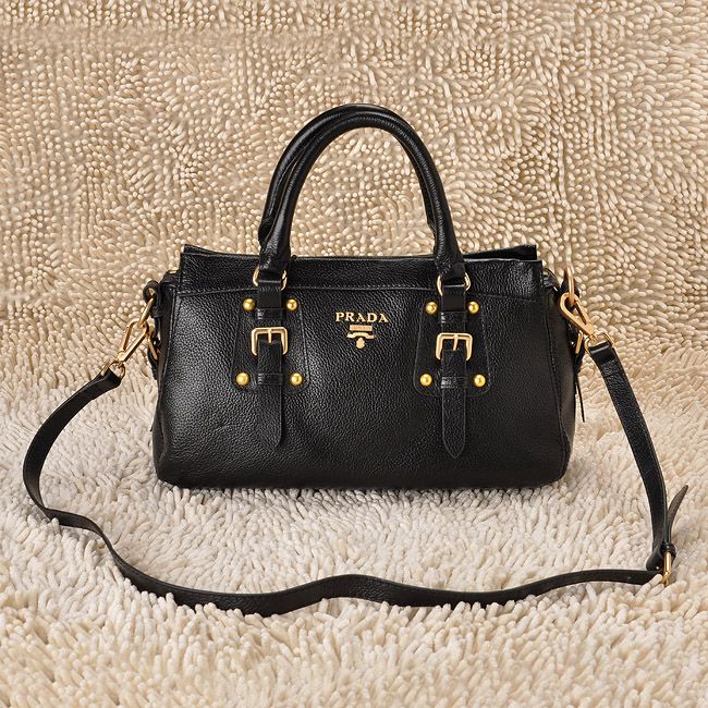 PRADA プラダスーパーコピー ヴィテロダイノ ショルダーバッグ（ブラック）BR3250