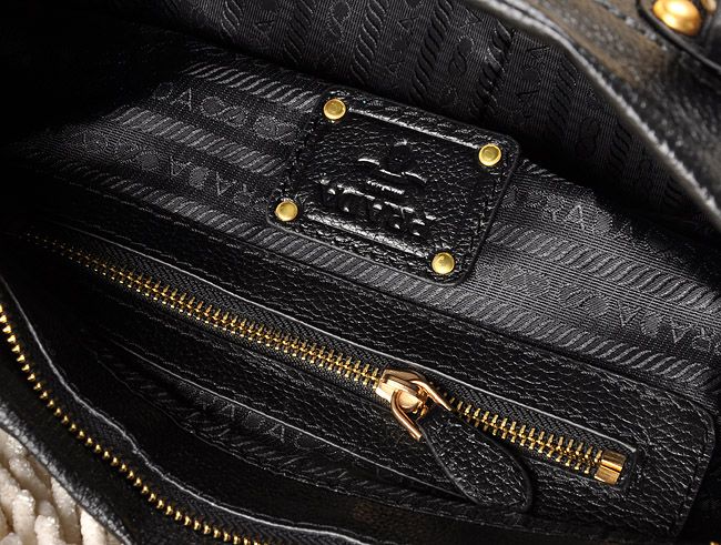 PRADA プラダスーパーコピー ヴィテロダイノ ショルダーバッグ（ブラック）BR3250