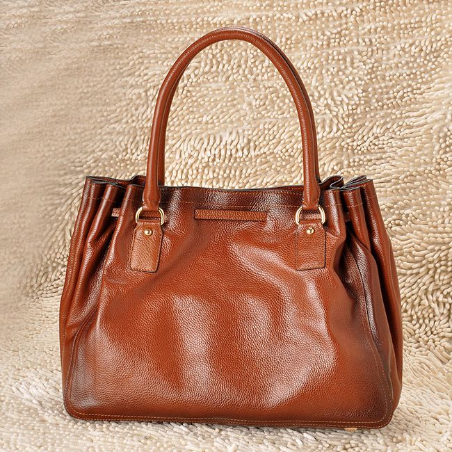 PRADA プラダスーパーコピー ヴィテロダイノ ショルダーバッグ（ダークブラウン）BR3122