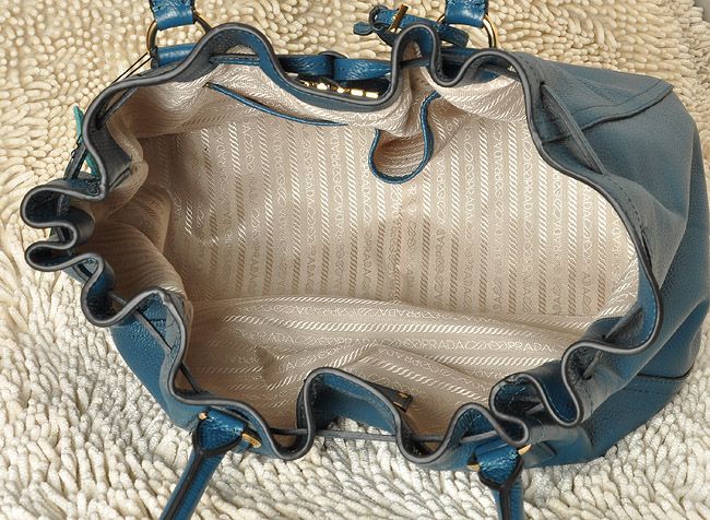 プラダスーパーコピー ヴィテロダイノ ショルダーバッグ（ブルー）BR3123