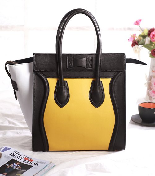 セリーヌスーパーコピー 2014年春夏新作ラゲージ ミニショッパートートバッグ コバルトプルー CELINE-3331