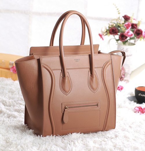 セリーヌスーパーコピー 2014年春夏新作ラゲージ ミニショッパートートバッグ コバルトプルーCELINE-3326