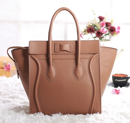 セリーヌスーパーコピー 2014年春夏新作ラゲージ ミニショッパートートバッグ コバルトプルーCELINE-3326
