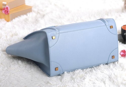 セリーヌスーパーコピー 2014年春夏新作ラゲージ ミニショッパートートバッグ コバルトプルーCELINE-3325