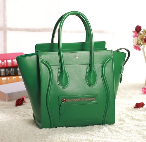 セリーヌスーパーコピー 2014年春夏新作ラゲージ ミニショッパートートバッグ コバルトプルーCELINE-3324