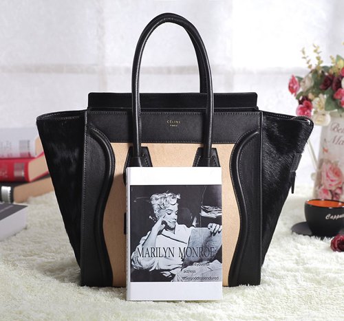 セリーヌスーパーコピー 2014年春夏新作ラゲージ ミニショッパートートバッグ コバルトプルーCELINE-3323