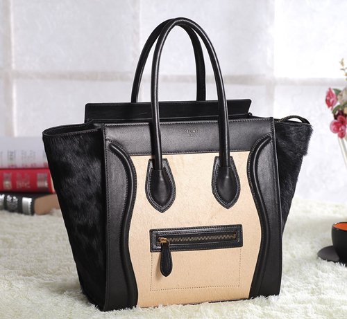 セリーヌスーパーコピー 2014年春夏新作ラゲージ ミニショッパートートバッグ コバルトプルーCELINE-3323