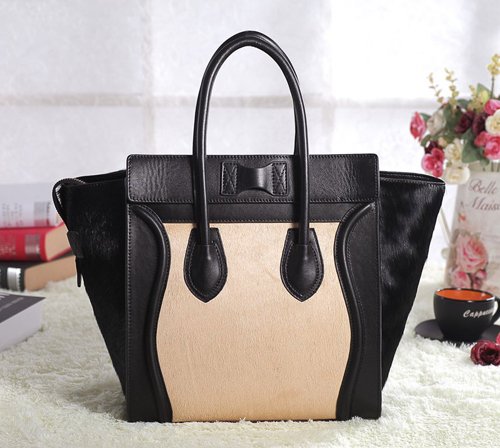 セリーヌスーパーコピー 2014年春夏新作ラゲージ ミニショッパートートバッグ コバルトプルーCELINE-3323