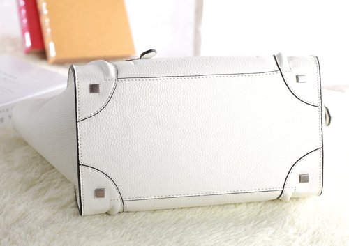 セリーヌスーパーコピー 2014年春夏新作ラゲージミニショッパー トートバッグ ライトレッド CELINE-3318