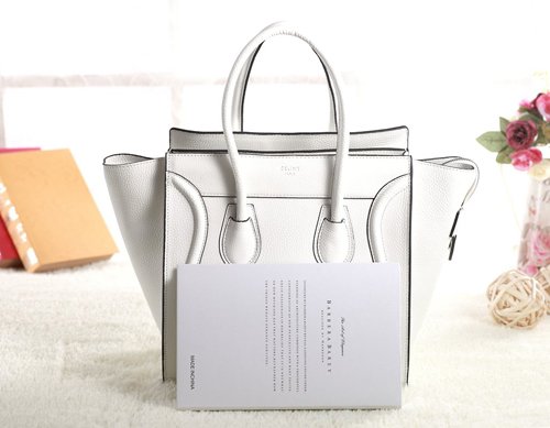 セリーヌスーパーコピー 2014年春夏新作ラゲージミニショッパー トートバッグ ライトレッド CELINE-3318
