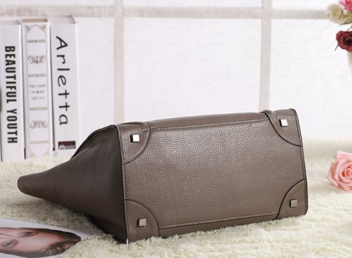 セリーヌスーパーコピー 2014年春夏新作ラゲージミニショッパー トートバッグ ライトレッド CELINE-3315