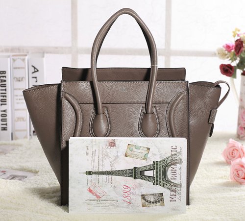 セリーヌスーパーコピー 2014年春夏新作ラゲージミニショッパー トートバッグ ライトレッド CELINE-3315