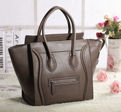 セリーヌスーパーコピー 2014年春夏新作ラゲージミニショッパー トートバッグ ライトレッド CELINE-3315