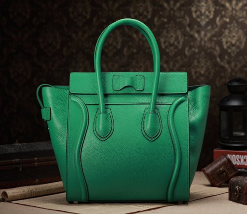 セリーヌスーパーコピー 2014年春夏新作ラゲージ ミニショッパートートバッグ コバルトプルー CELINE-3309