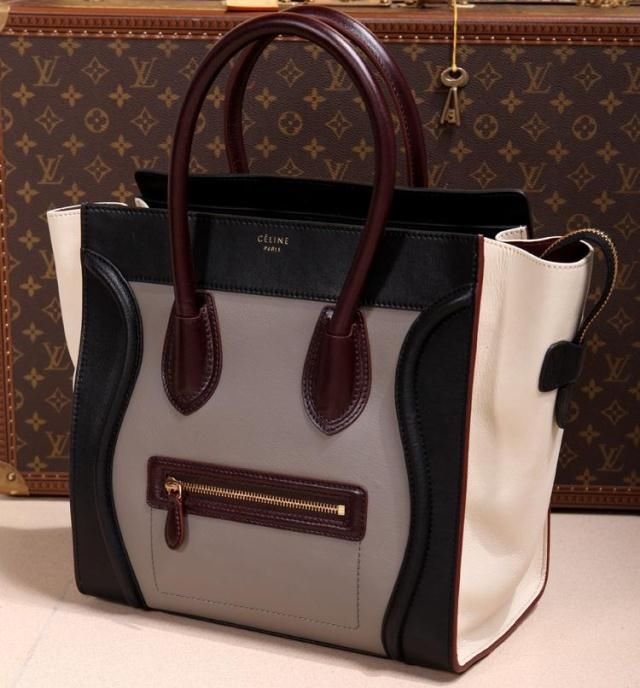 セリーヌスーパーコピー 2011～12年秋冬新作 ラゲージ ミニショッパー トートバッグ トリコロール CELINE-007